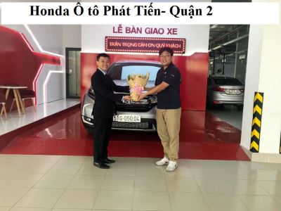Honda Ôtô Phát Tiến- giao xe tới khách hàng tháng 06/2018